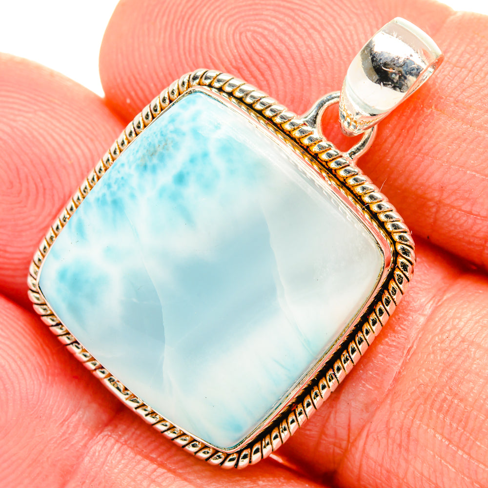 Larimar Pendants handcrafted by Anasilvercos - PD28091