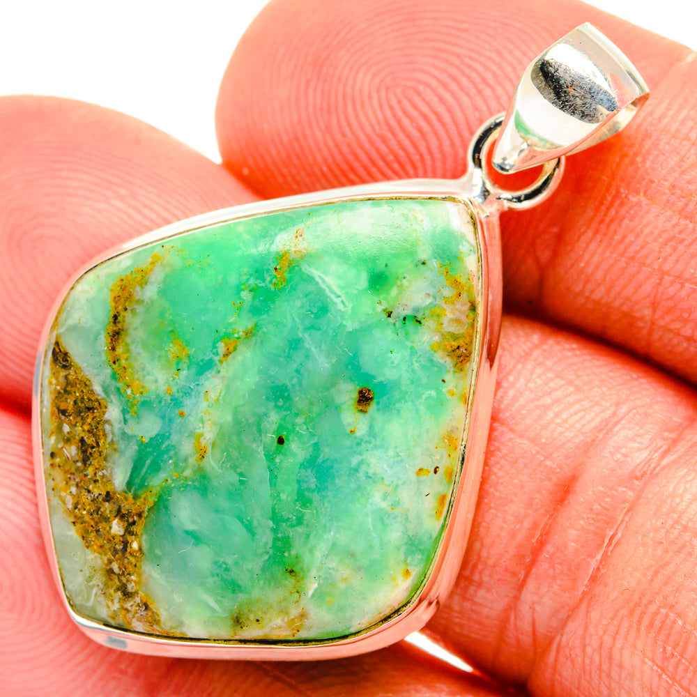 Peruvian Opal Pendants handcrafted by Anasilvercos - PD28092