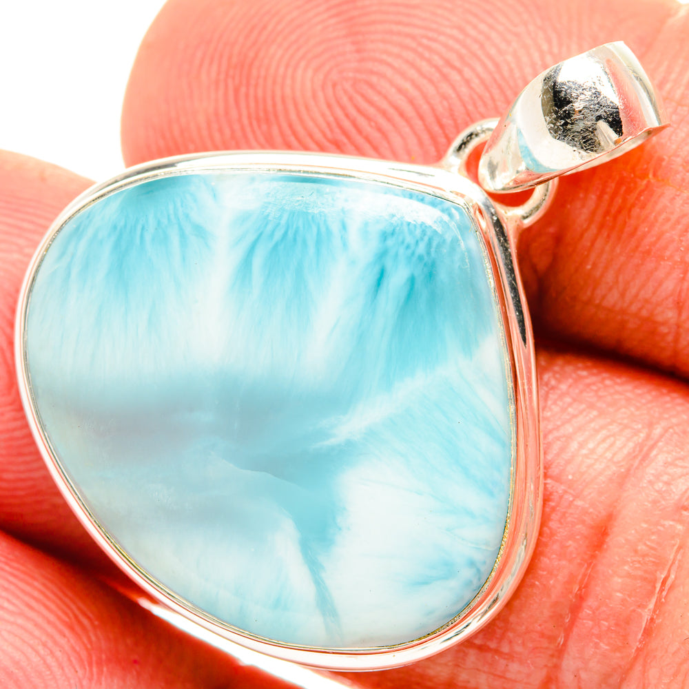 Larimar Pendants handcrafted by Anasilvercos - PD28093
