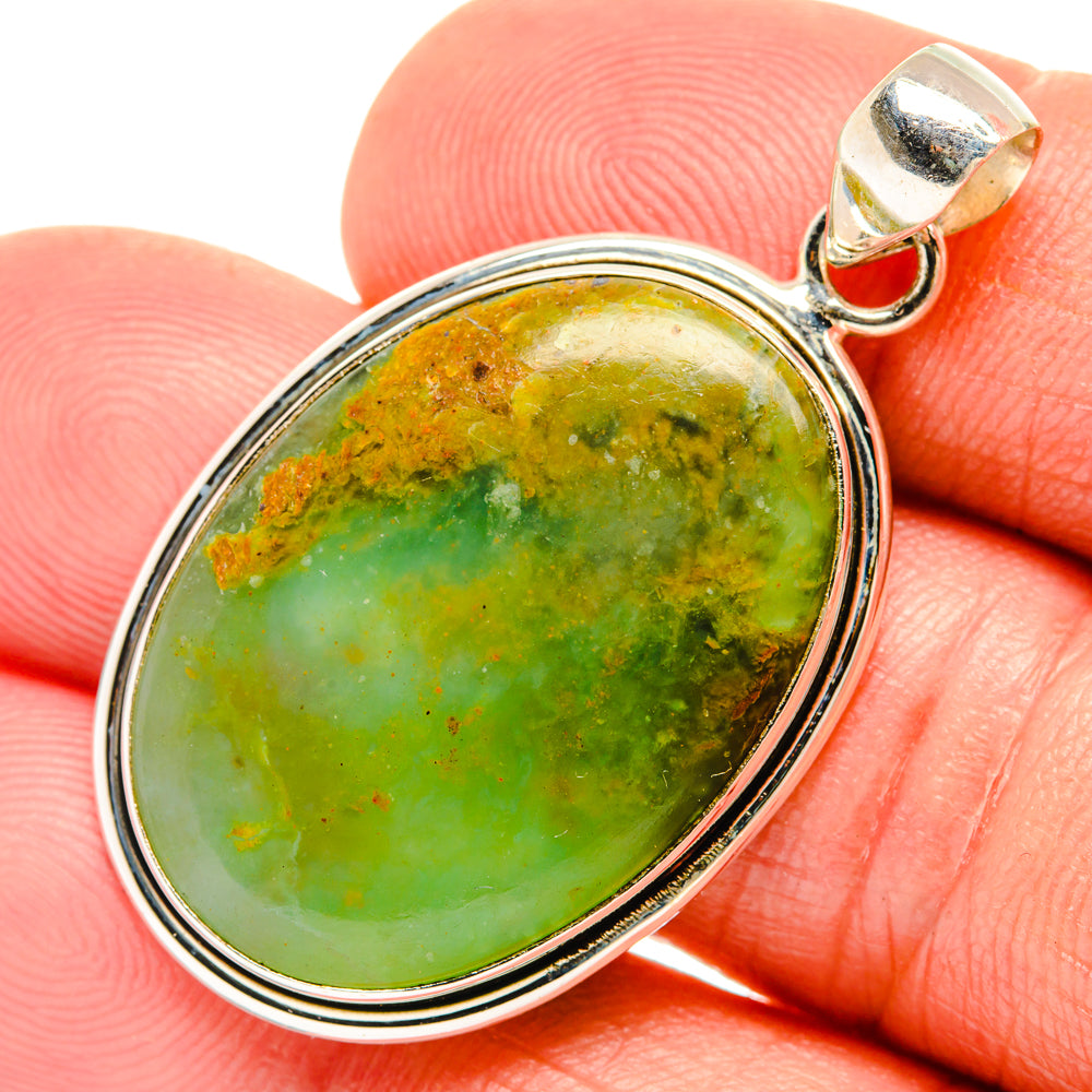 Peruvian Opal Pendants handcrafted by Anasilvercos - PD28094
