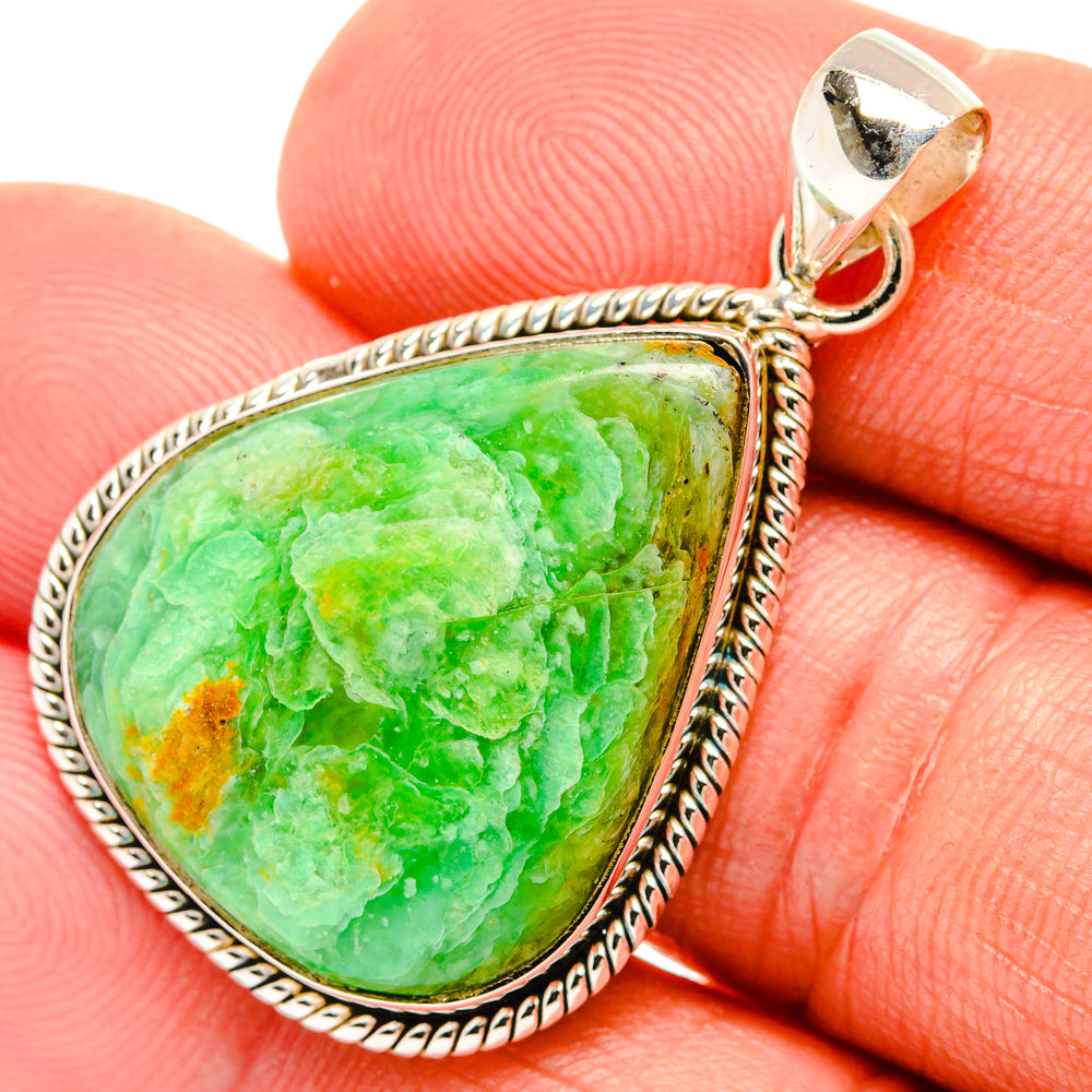 Peruvian Opal Pendants handcrafted by Anasilvercos - PD28096