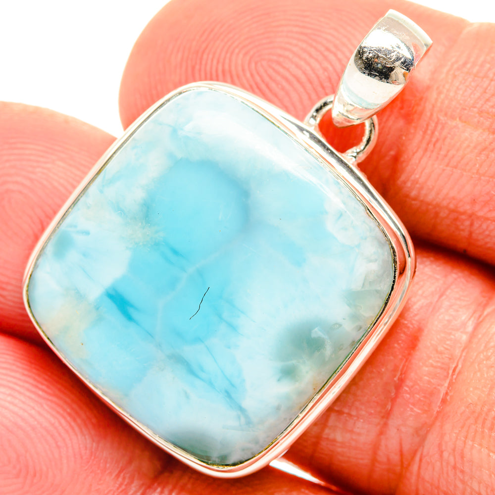 Larimar Pendants handcrafted by Anasilvercos - PD28100