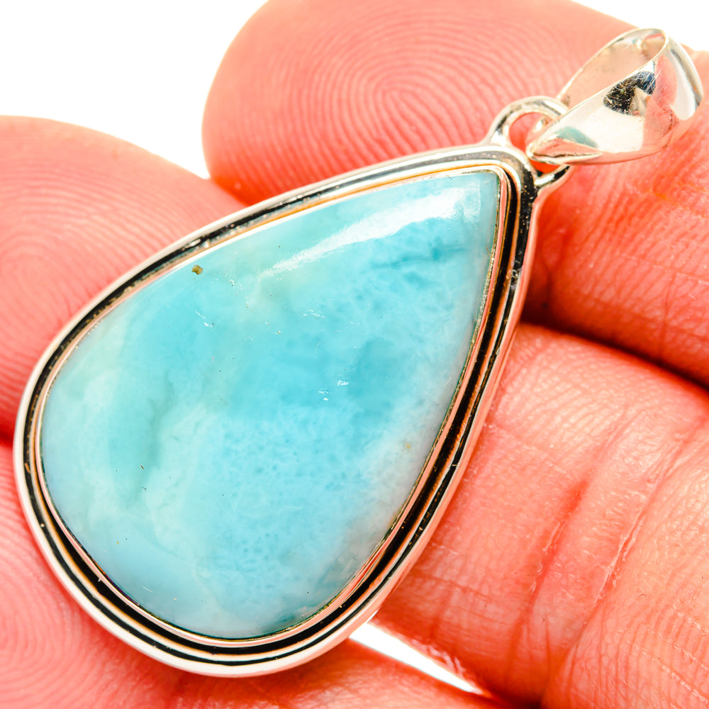 Larimar Pendants handcrafted by Anasilvercos - PD28101