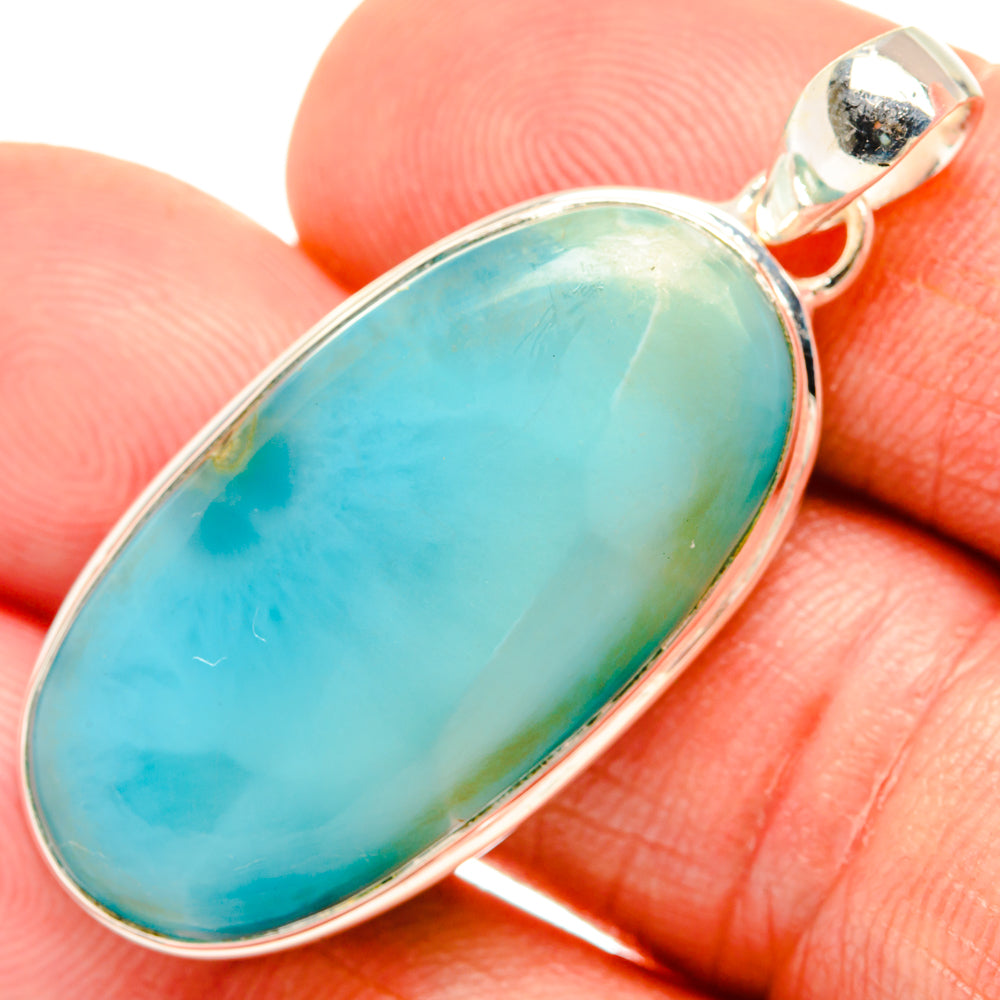 Larimar Pendants handcrafted by Anasilvercos - PD28103