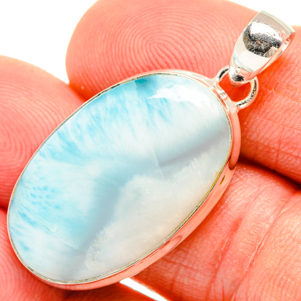 Larimar Pendants handcrafted by Anasilvercos - PD28104