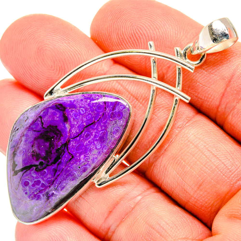 Sugilite Pendants handcrafted by Anasilvercos - PD28107