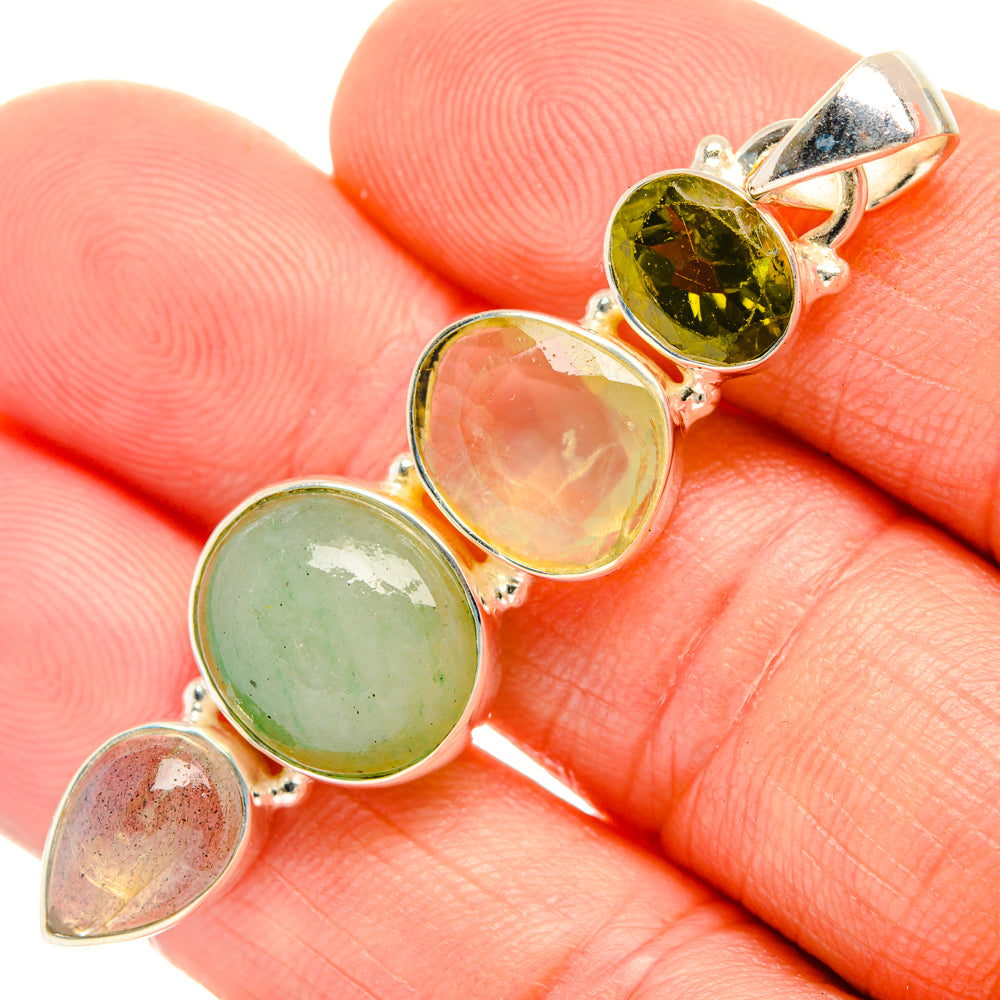 Green Aventurine Pendants handcrafted by Anasilvercos - PD28112