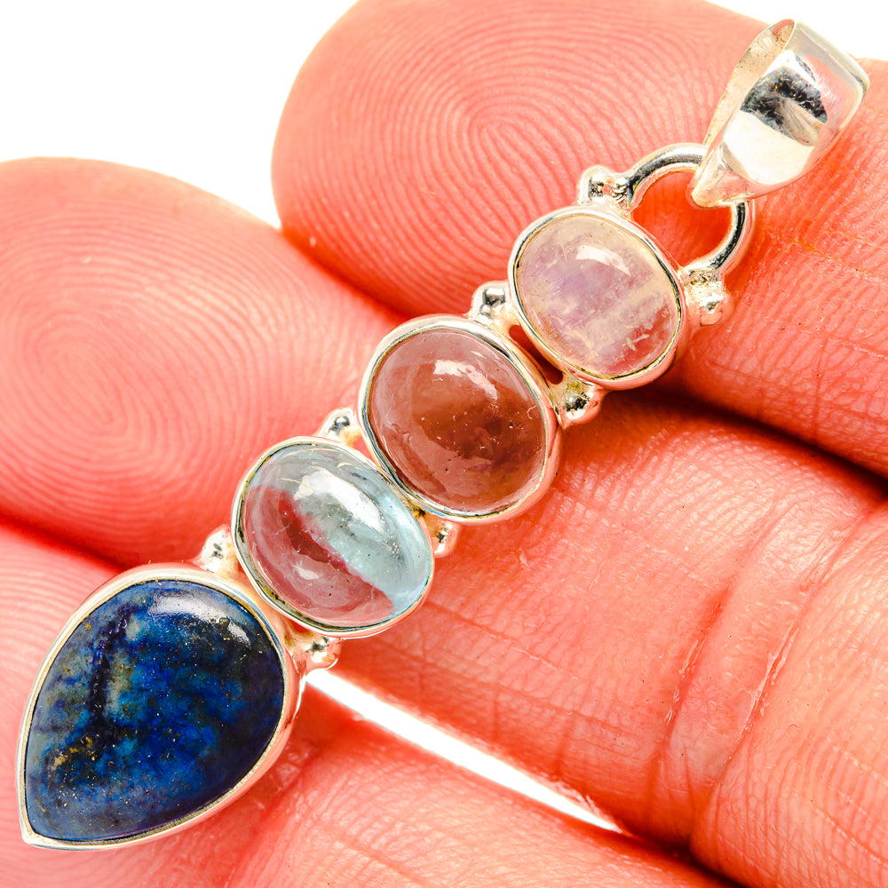 Lapis Lazuli Pendants handcrafted by Anasilvercos - PD28129