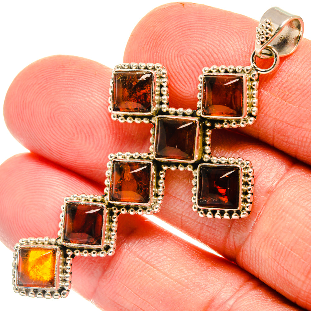 Baltic Amber Pendants handcrafted by Anasilvercos - PD28160