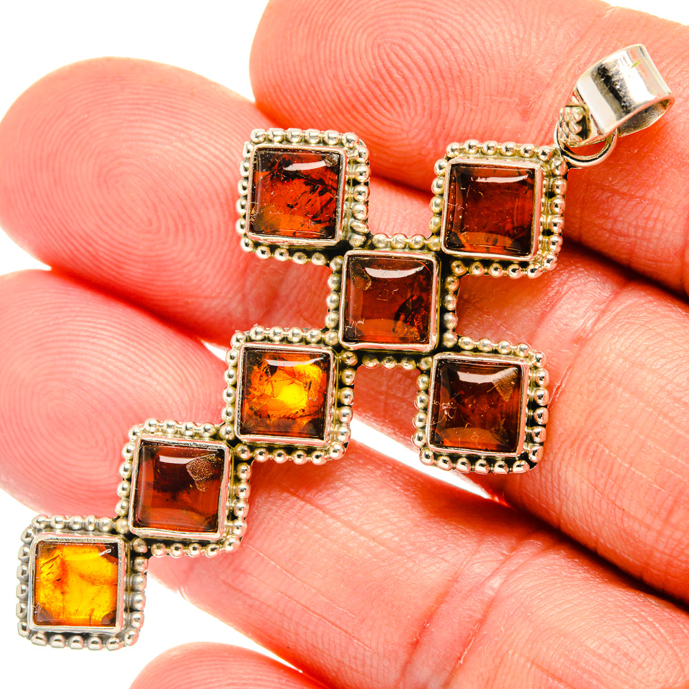 Baltic Amber Pendants handcrafted by Anasilvercos - PD28166