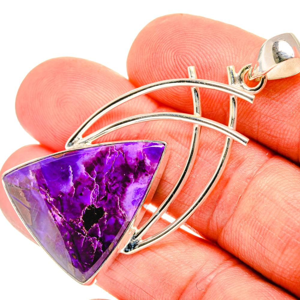 Sugilite Pendants handcrafted by Anasilvercos - PD28173