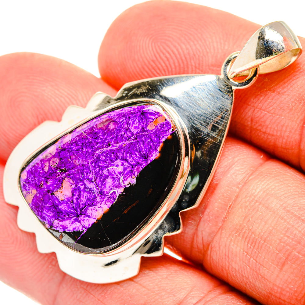Sugilite Pendants handcrafted by Anasilvercos - PD28175