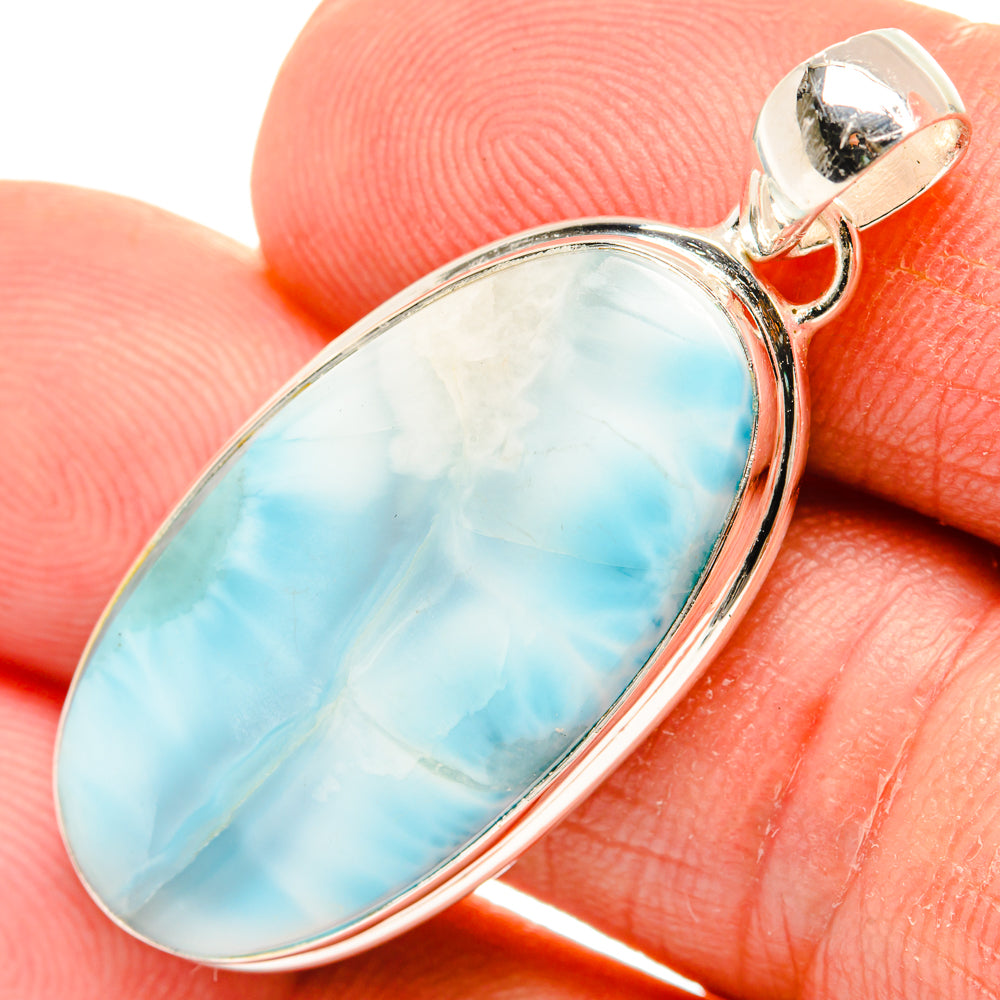 Larimar Pendants handcrafted by Anasilvercos - PD28179