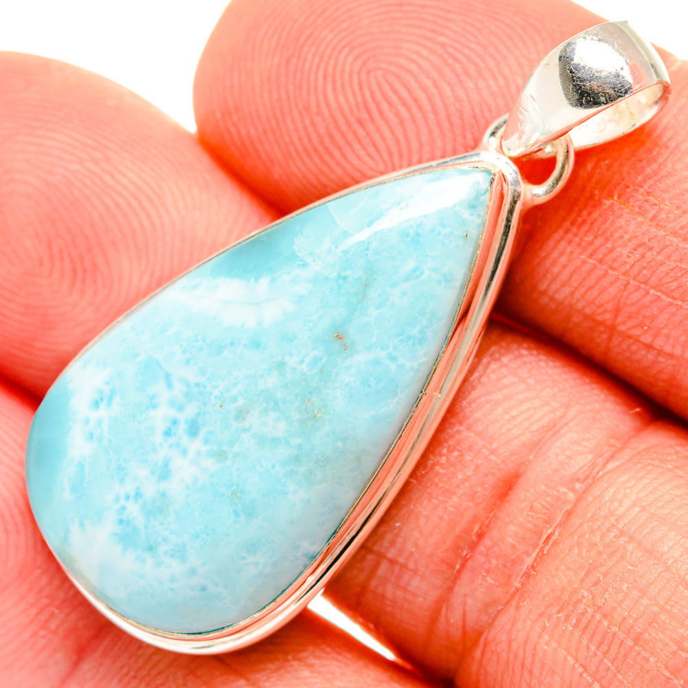 Larimar Pendants handcrafted by Anasilvercos - PD28181