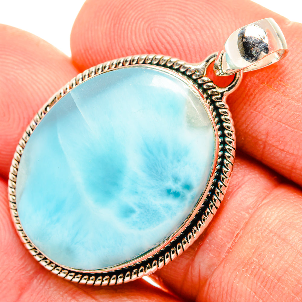 Larimar Pendants handcrafted by Anasilvercos - PD28182