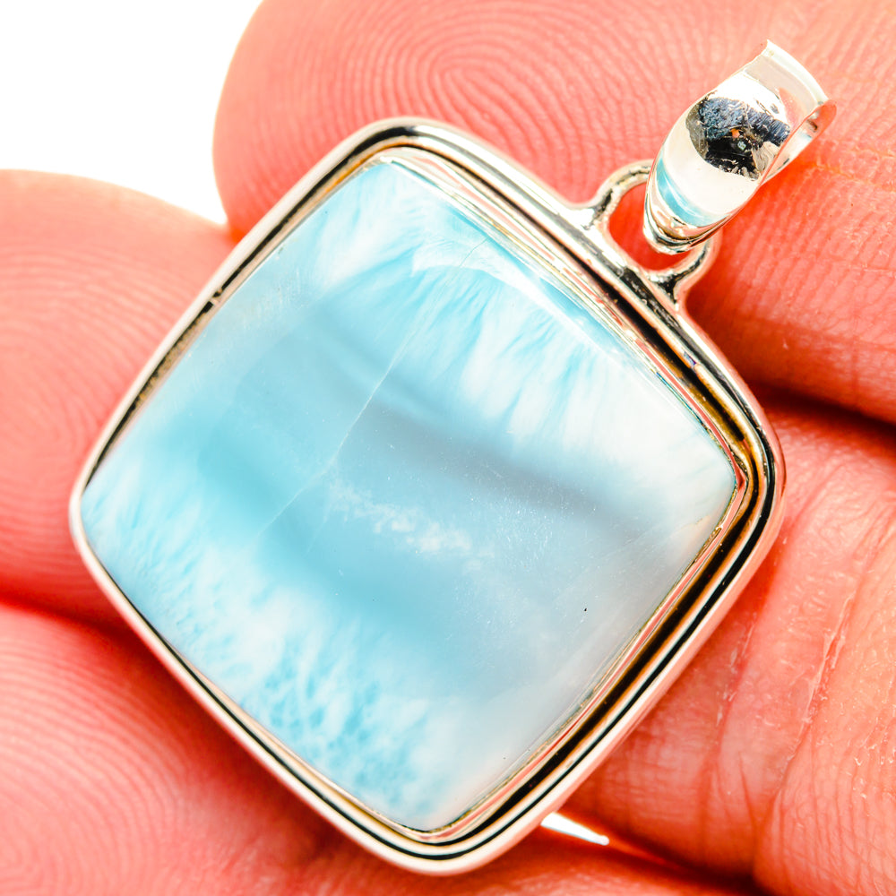 Larimar Pendants handcrafted by Anasilvercos - PD28183