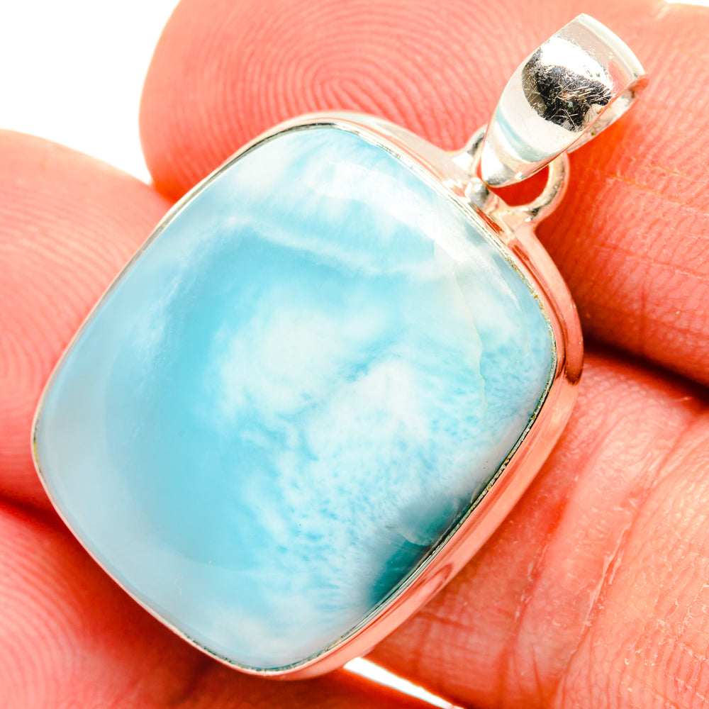 Larimar Pendants handcrafted by Anasilvercos - PD28184