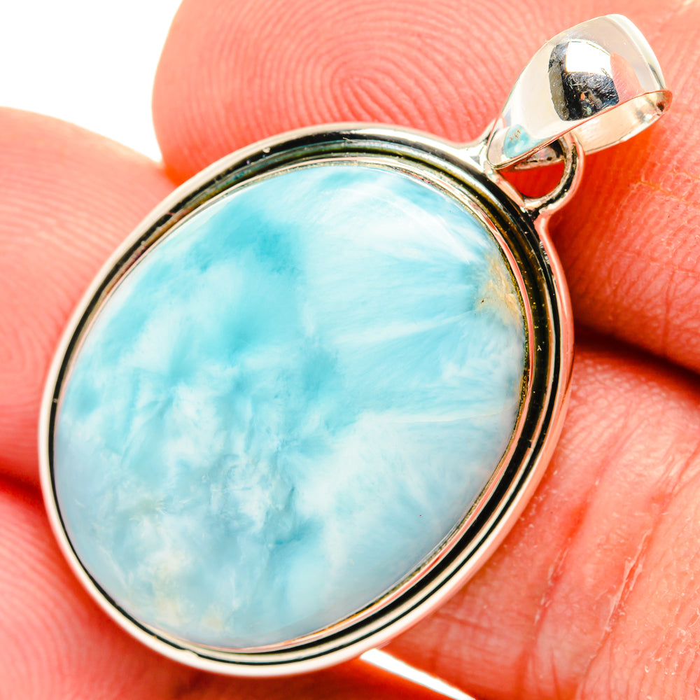 Larimar Pendants handcrafted by Anasilvercos - PD28185