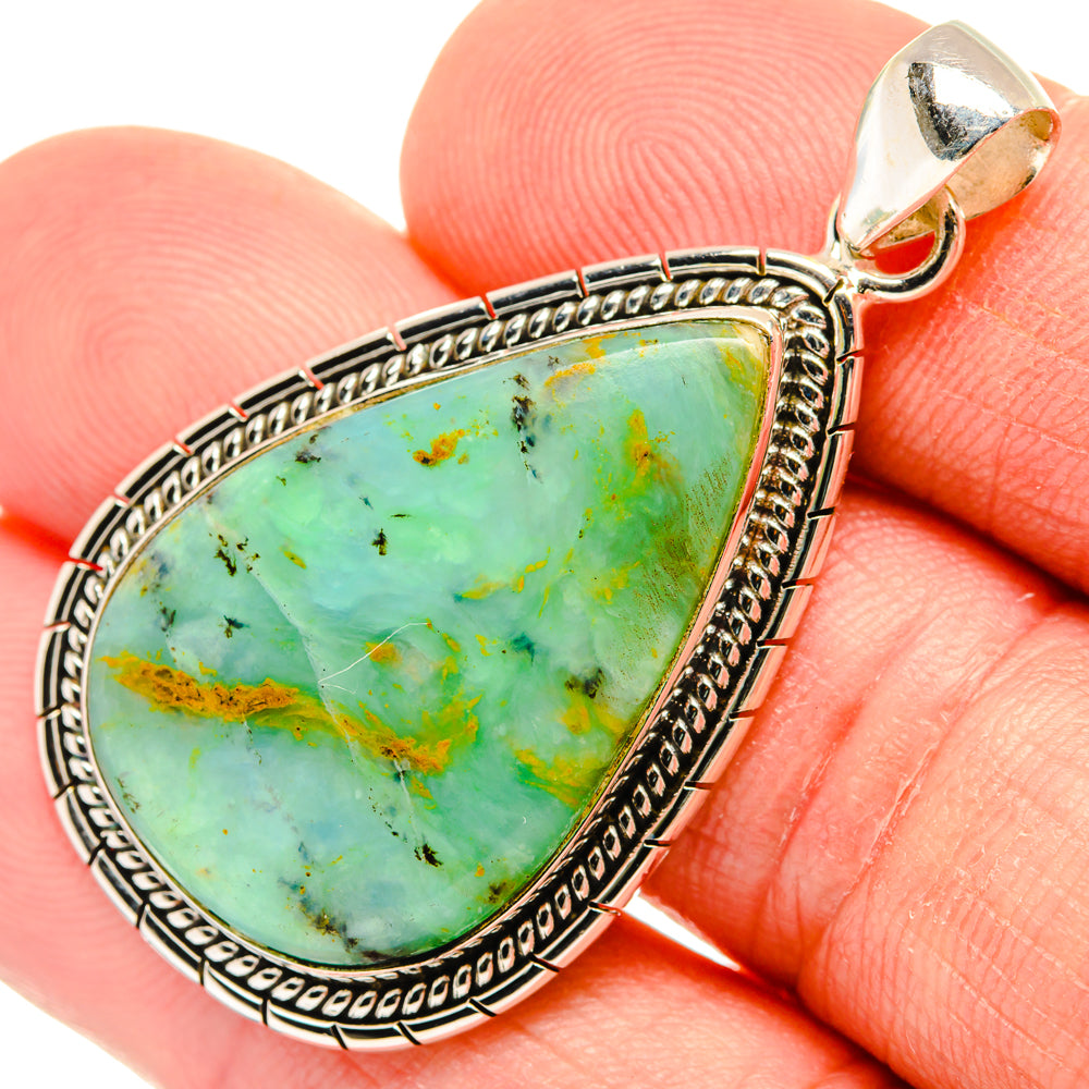 Peruvian Opal Pendants handcrafted by Anasilvercos - PD28188