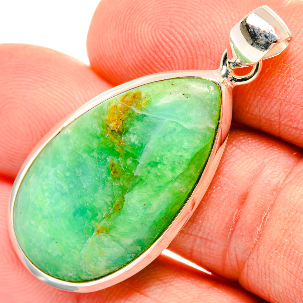 Peruvian Opal Pendants handcrafted by Anasilvercos - PD28196