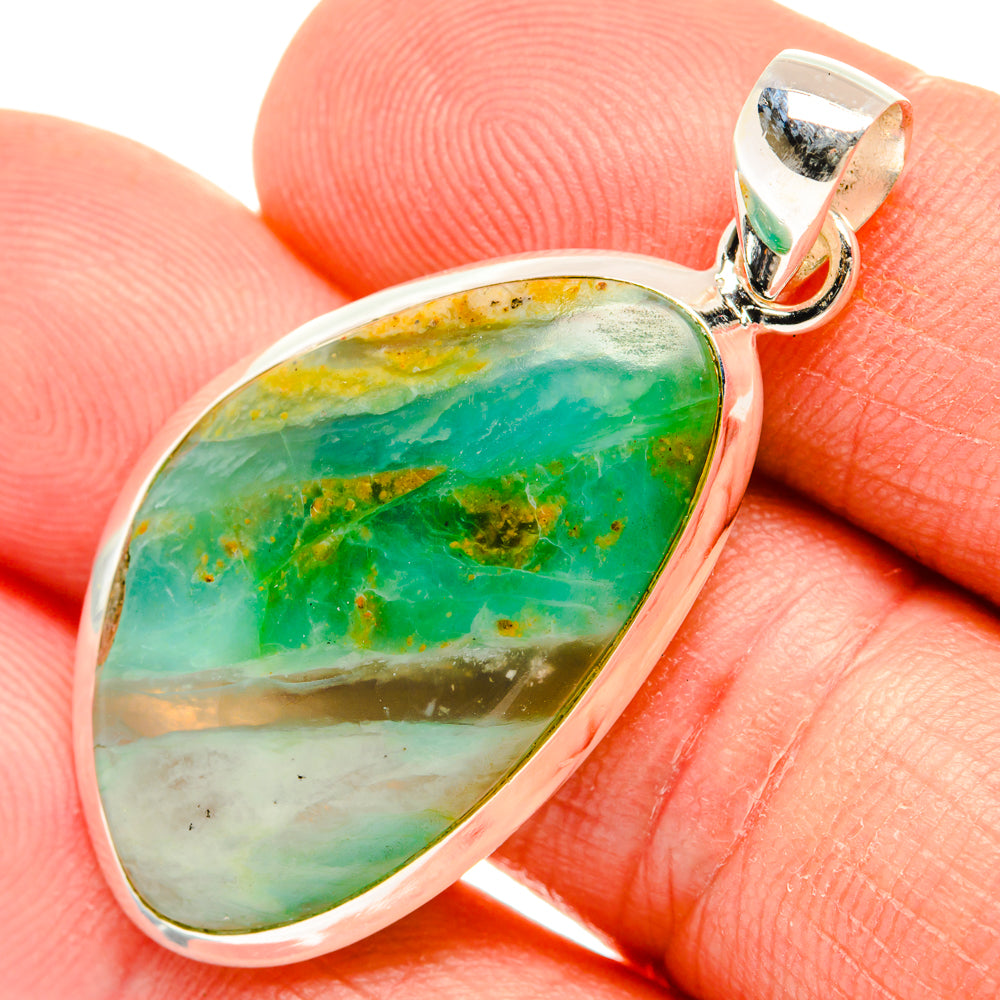 Peruvian Opal Pendants handcrafted by Anasilvercos - PD28203