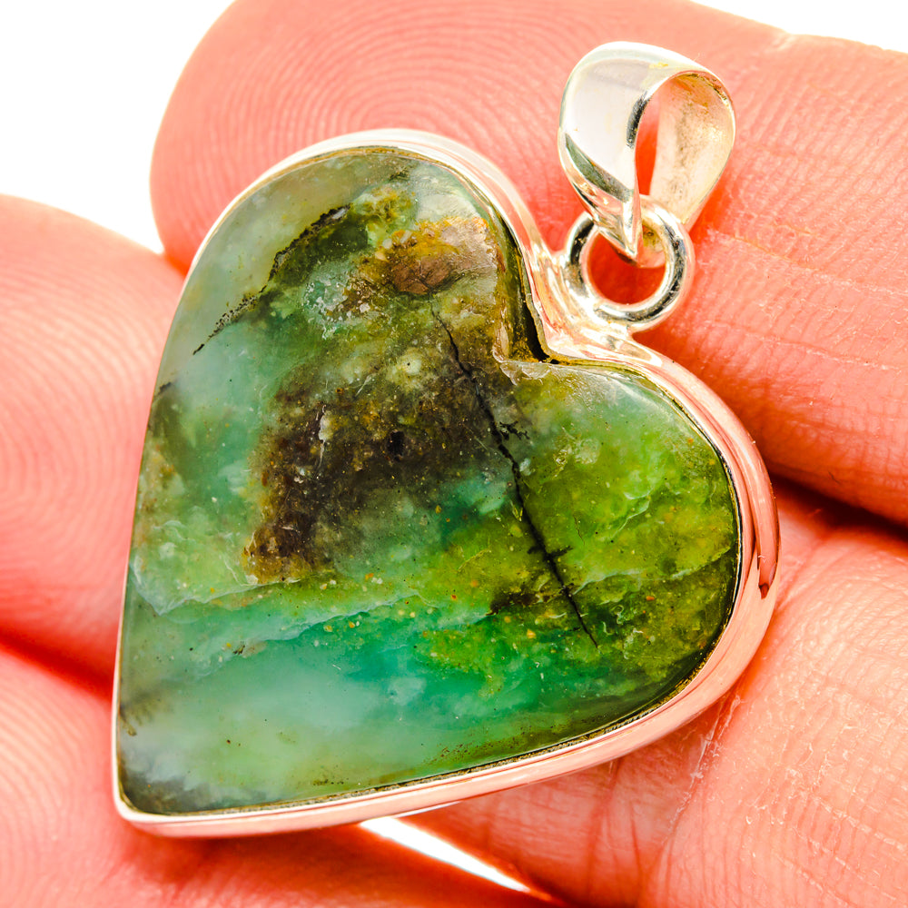 Peruvian Opal Pendants handcrafted by Anasilvercos - PD28204
