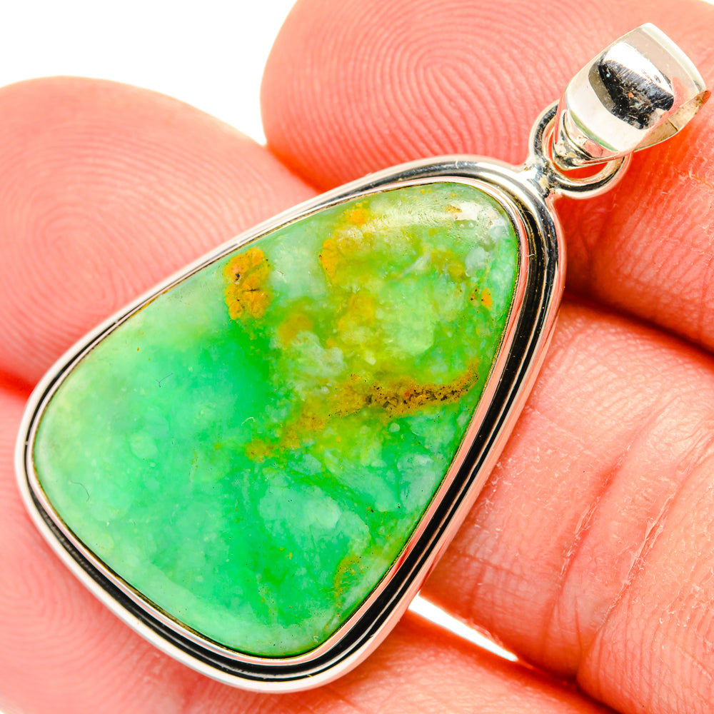 Peruvian Opal Pendants handcrafted by Anasilvercos - PD28205