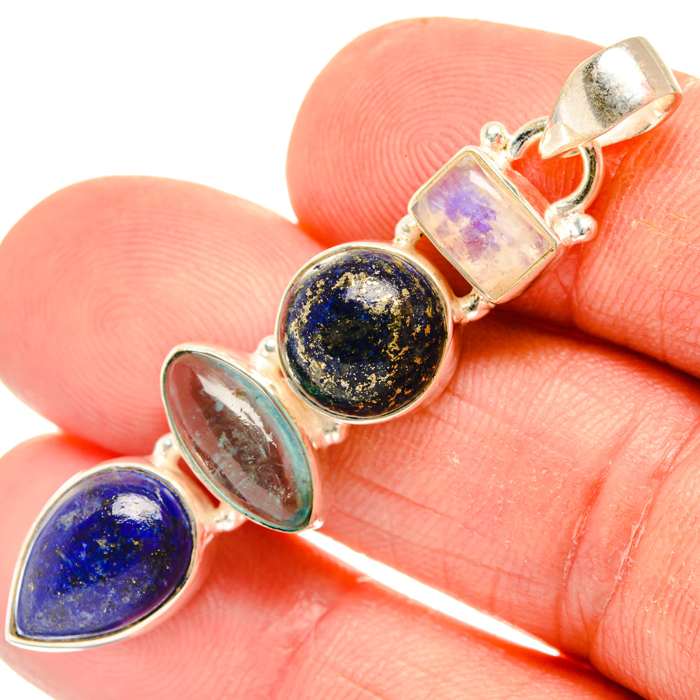 Lapis Lazuli Pendants handcrafted by Anasilvercos - PD28234