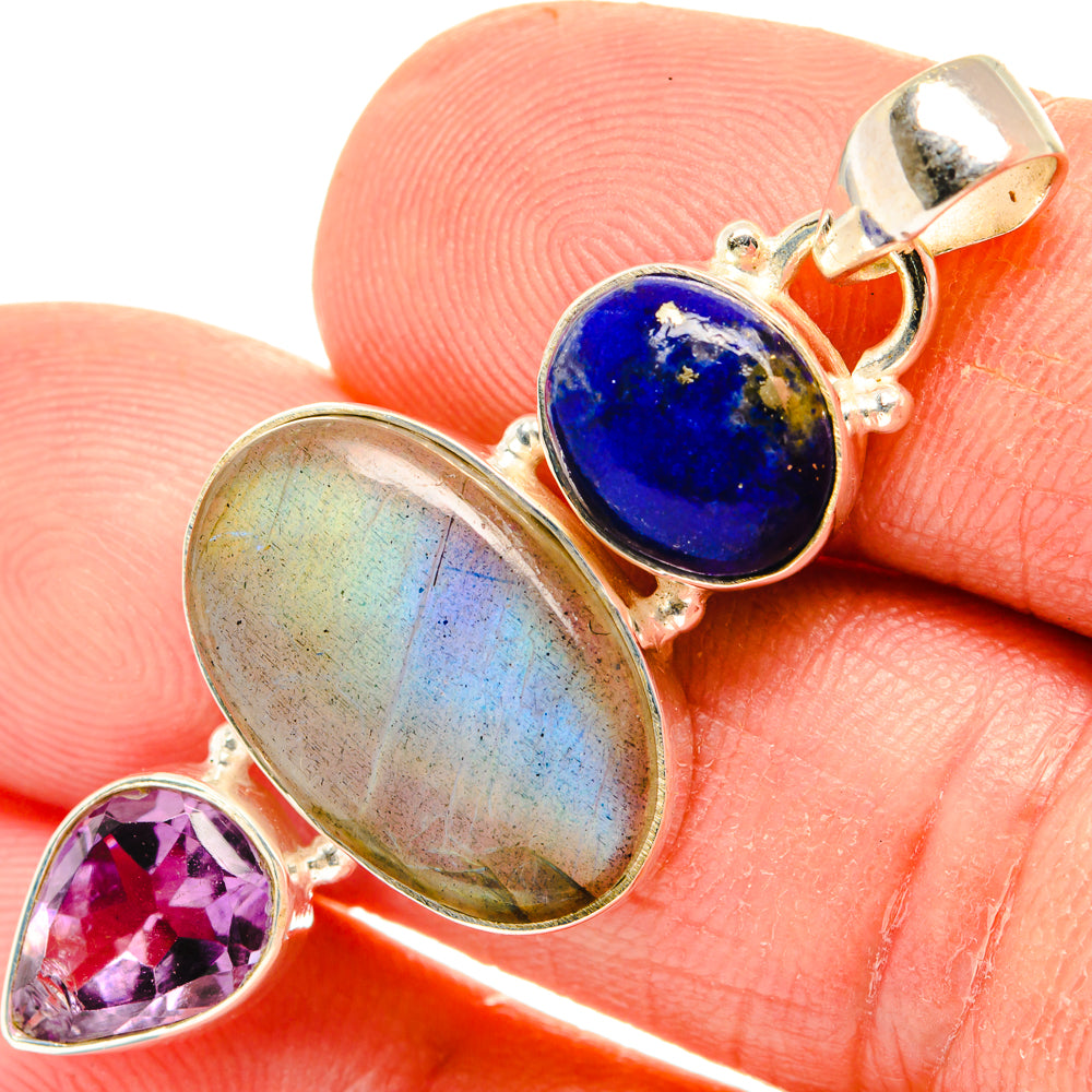 Labradorite Pendants handcrafted by Anasilvercos - PD28236