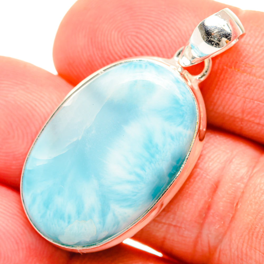Larimar Pendants handcrafted by Anasilvercos - PD28278