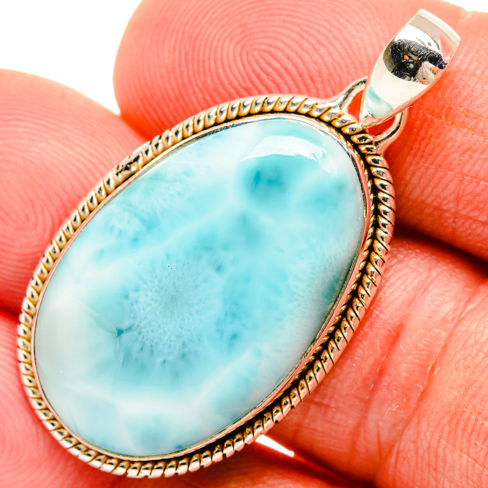 Larimar Pendants handcrafted by Anasilvercos - PD28279