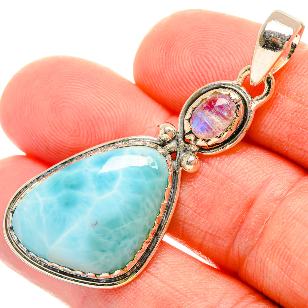 Larimar Pendants handcrafted by Anasilvercos - PD28287