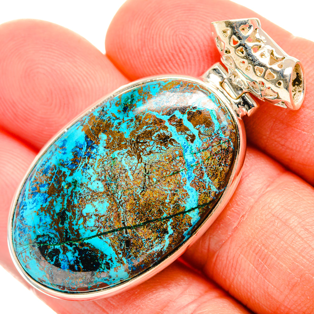 Shattuckite Pendants handcrafted by Anasilvercos - PD28296