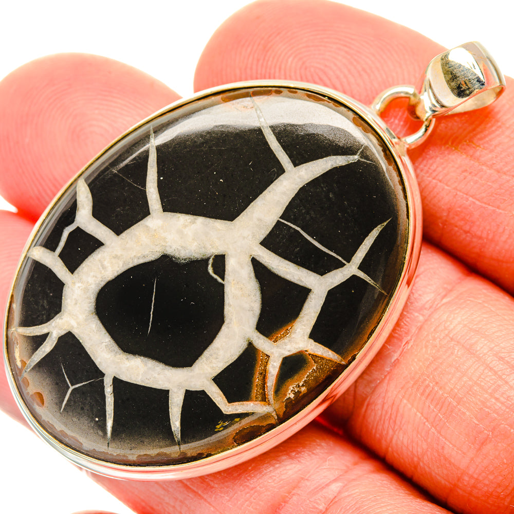 Septarian Geode Pendants handcrafted by Anasilvercos - PD28303