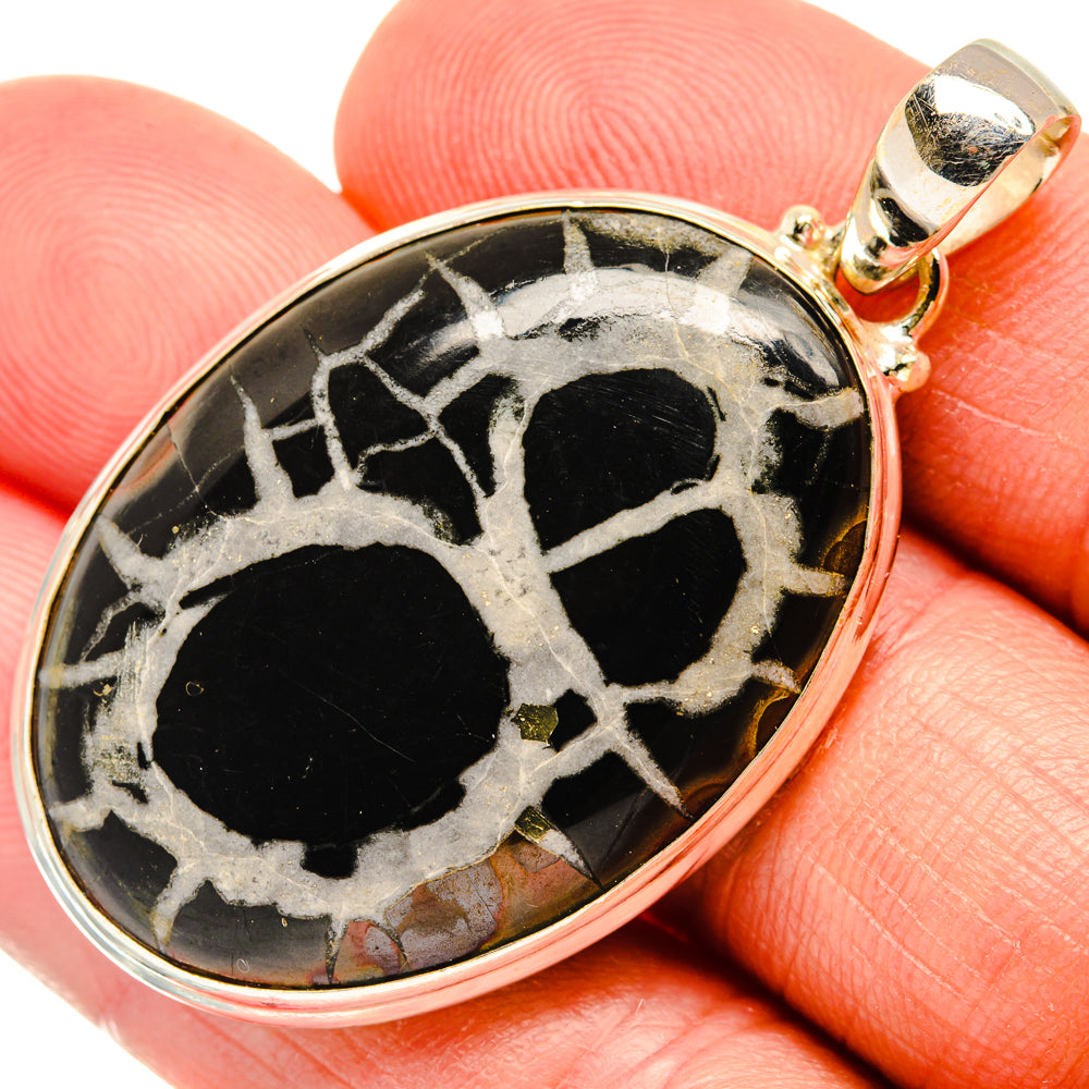 Septarian Geode Pendants handcrafted by Anasilvercos - PD28304
