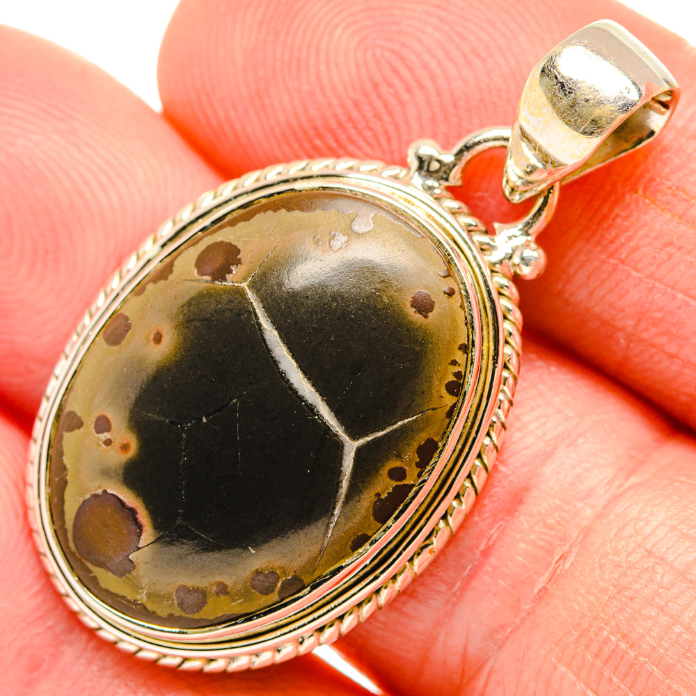 Septarian Geode Pendants handcrafted by Anasilvercos - PD28305