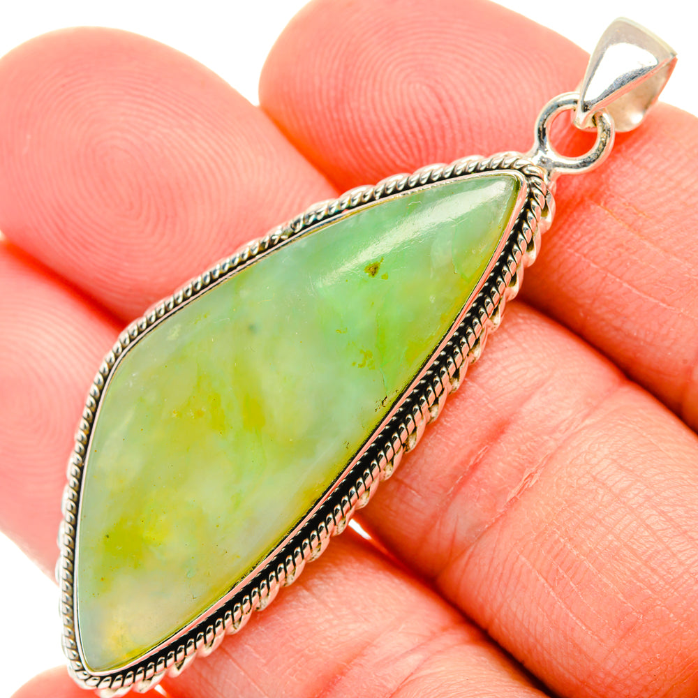 Peruvian Opal Pendants handcrafted by Anasilvercos - PD28311