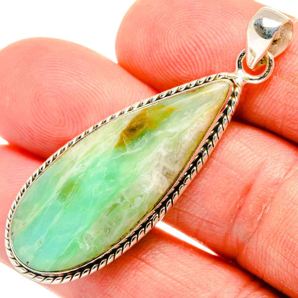 Peruvian Opal Pendants handcrafted by Anasilvercos - PD28312