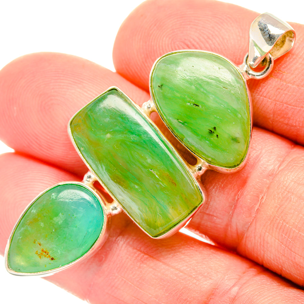 Peruvian Opal Pendants handcrafted by Anasilvercos - PD28313
