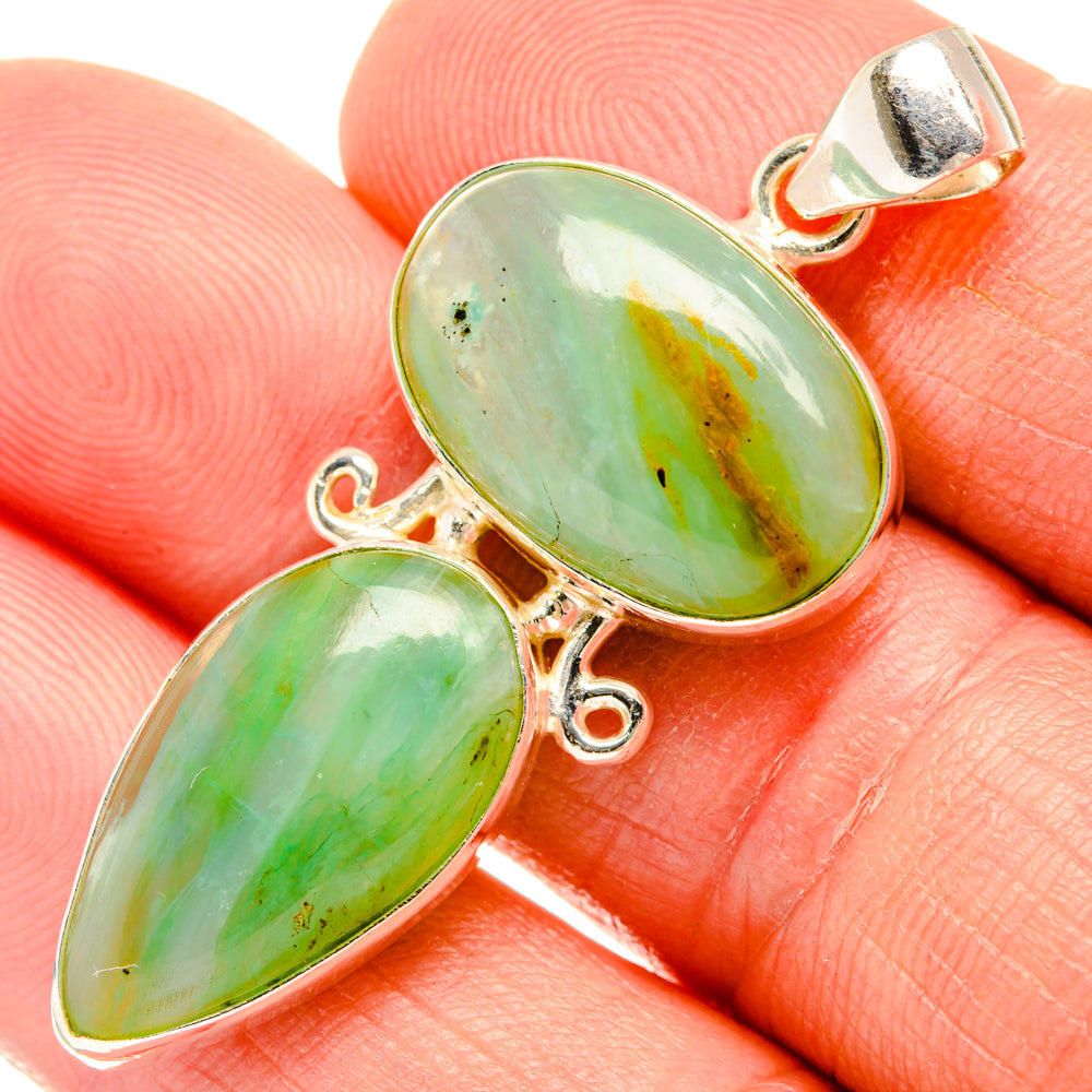 Peruvian Opal Pendants handcrafted by Anasilvercos - PD28314