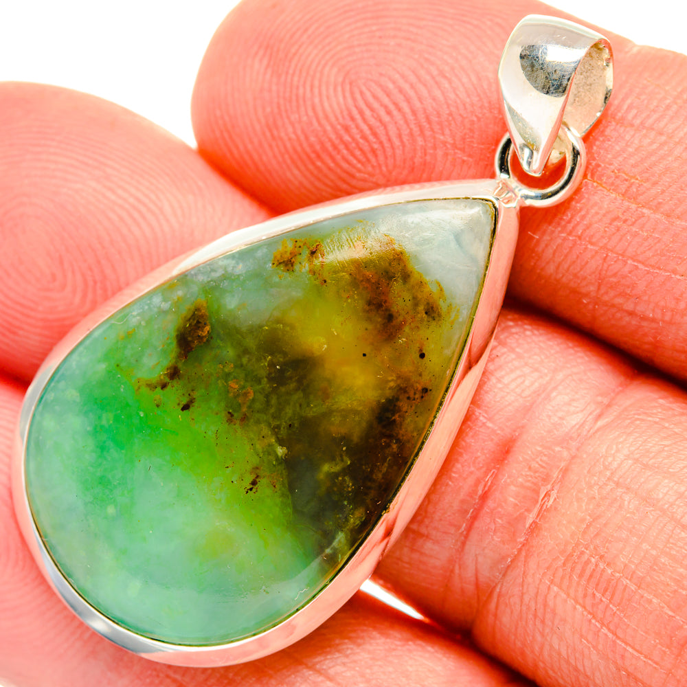 Peruvian Opal Pendants handcrafted by Anasilvercos - PD28319