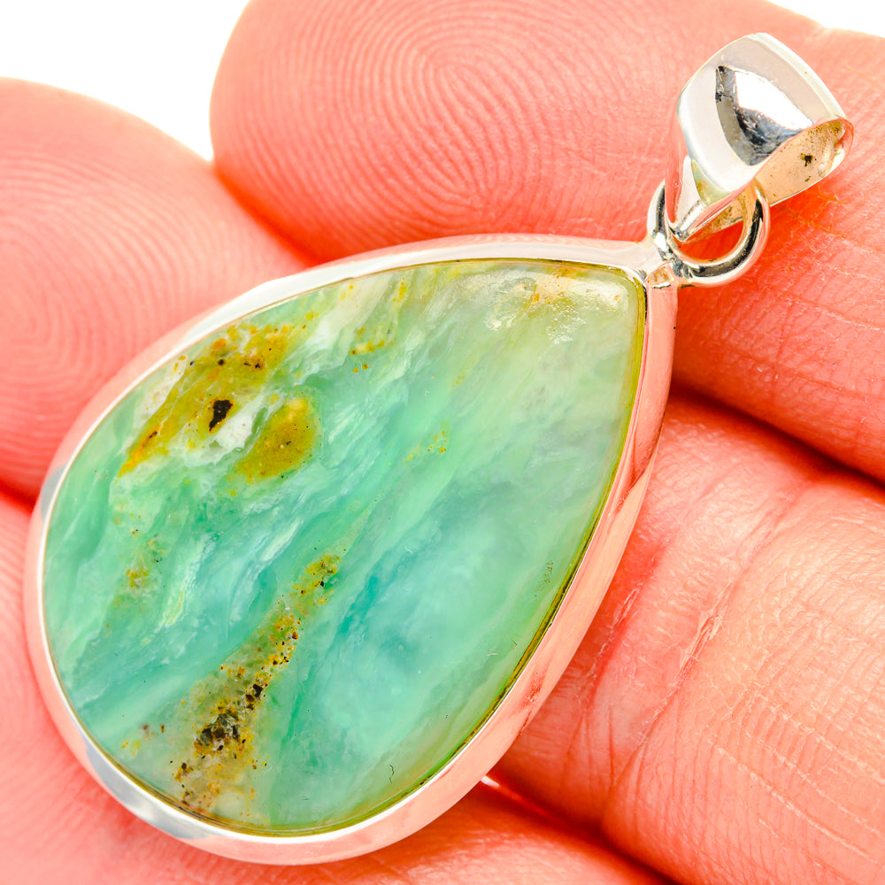 Peruvian Opal Pendants handcrafted by Anasilvercos - PD28322