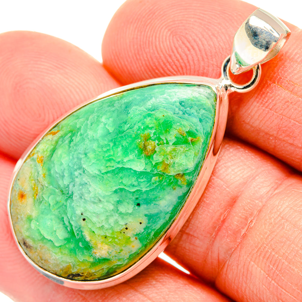 Peruvian Opal Pendants handcrafted by Anasilvercos - PD28323