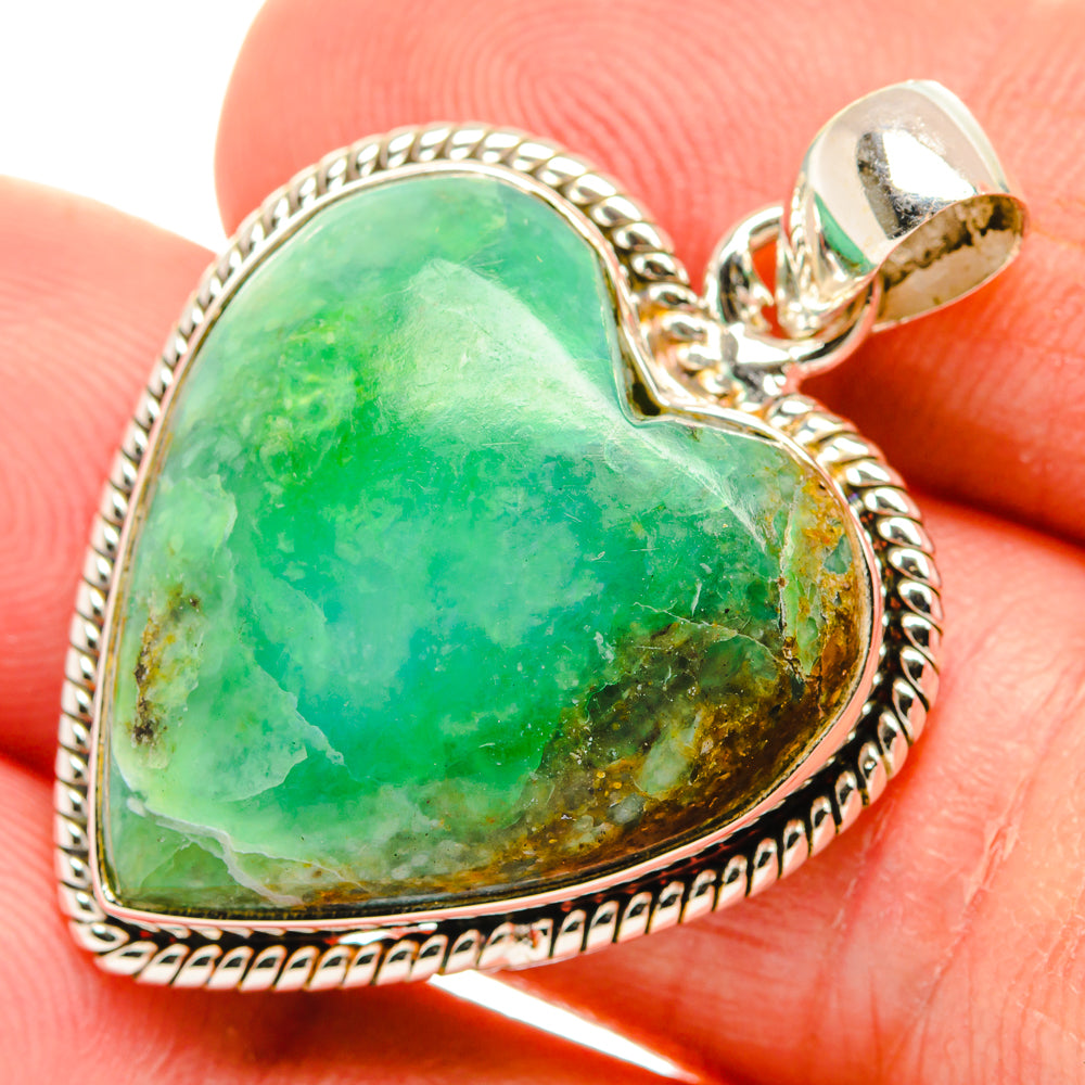 Peruvian Opal Pendants handcrafted by Anasilvercos - PD28324