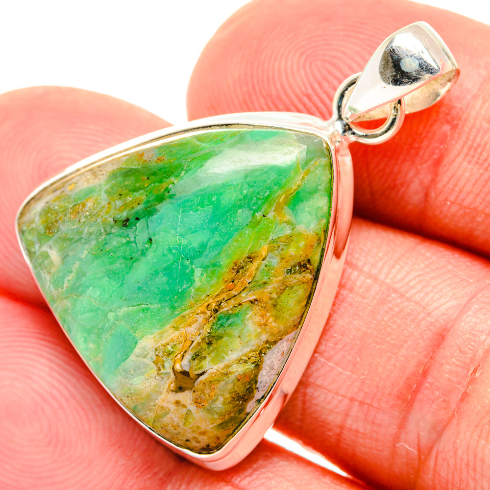 Peruvian Opal Pendants handcrafted by Anasilvercos - PD28332