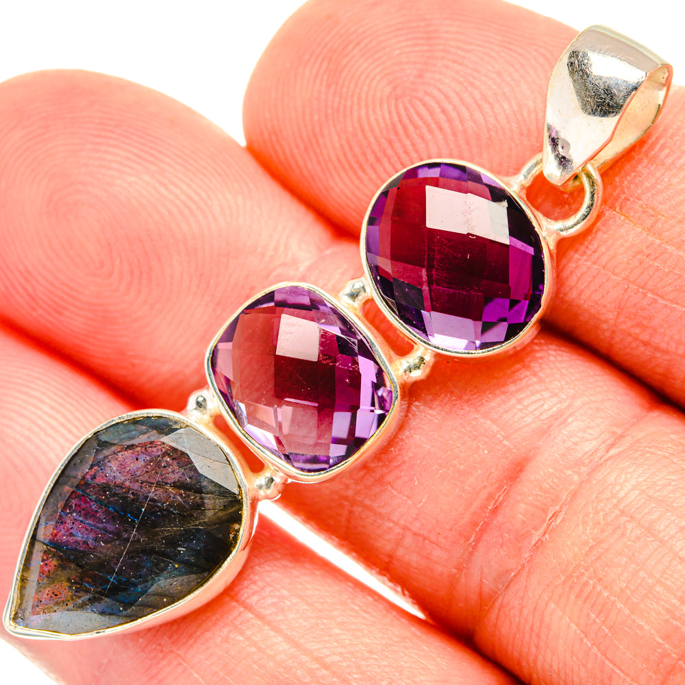 Labradorite Pendants handcrafted by Anasilvercos - PD28373