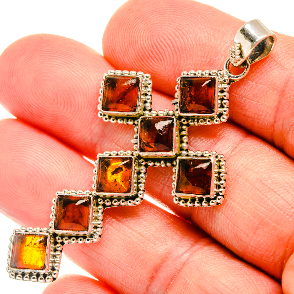 Baltic Amber Pendants handcrafted by Anasilvercos - PD28394