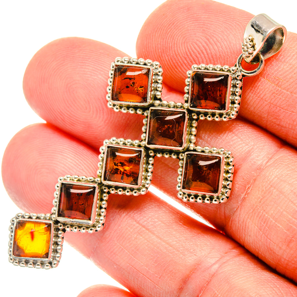 Baltic Amber Pendants handcrafted by Anasilvercos - PD28400