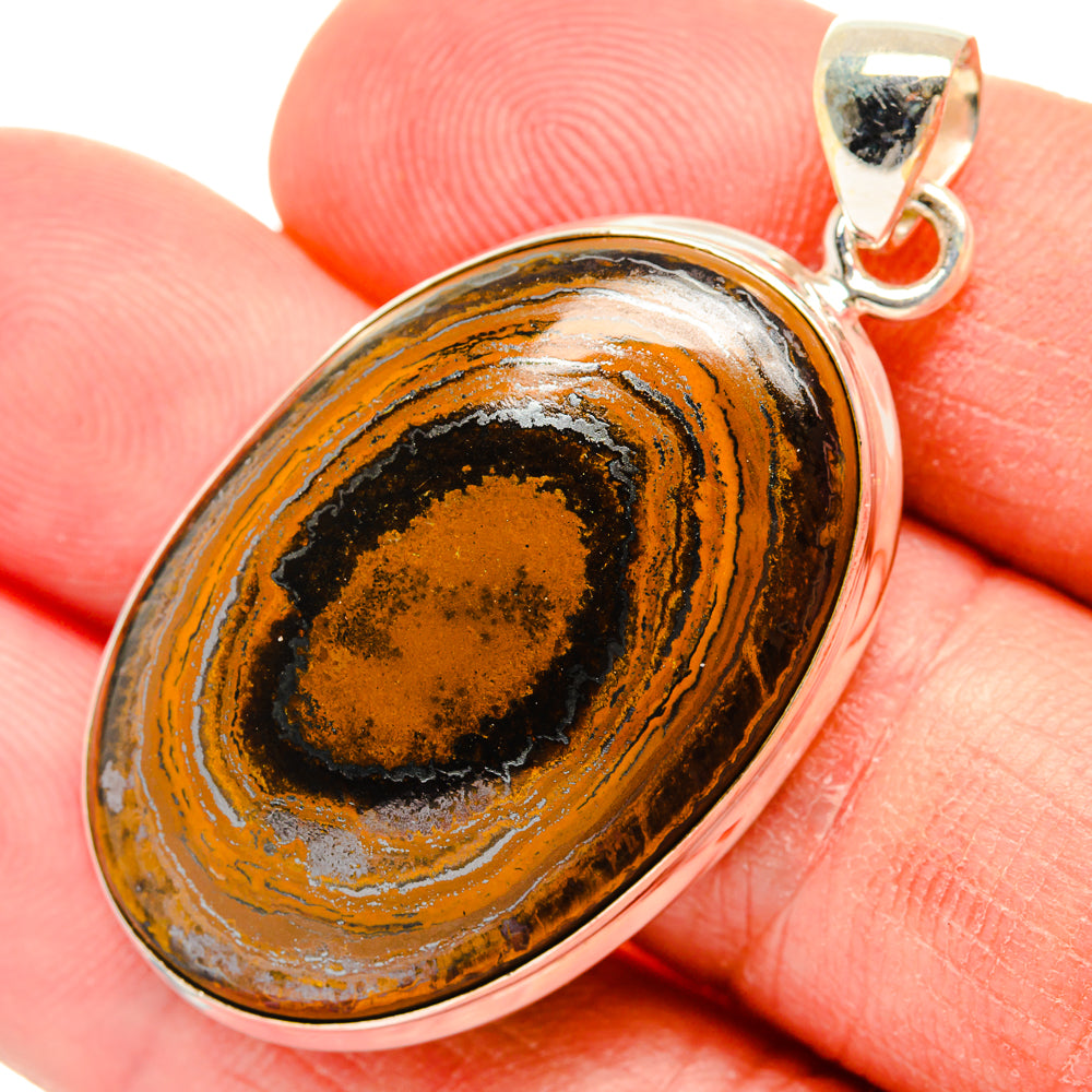 Tiger Iron Pendants handcrafted by Anasilvercos - PD28403