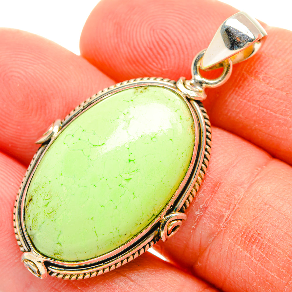Lemon Jasper Pendants handcrafted by Anasilvercos - PD28432